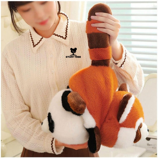 Stuff Tree Reversible Panda & Red Panda Soft Toy – 2-in-1 Plush, 27 cm