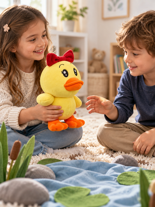 stuff tree yellow colour duck 28 cm