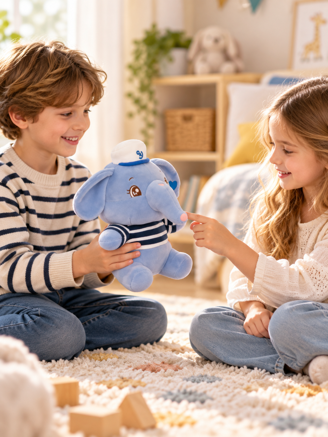 Premium 35cm DSP Elephant Soft Toy – Ultra-Soft Cuddly Plush Stuffed Animal for Kids & Toddlers