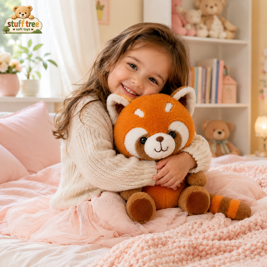 CuddleCraft Plush Sitting Fox Stuffed Animal – 31cm Adorable Woodland Forest Toy for Kids and Collectors