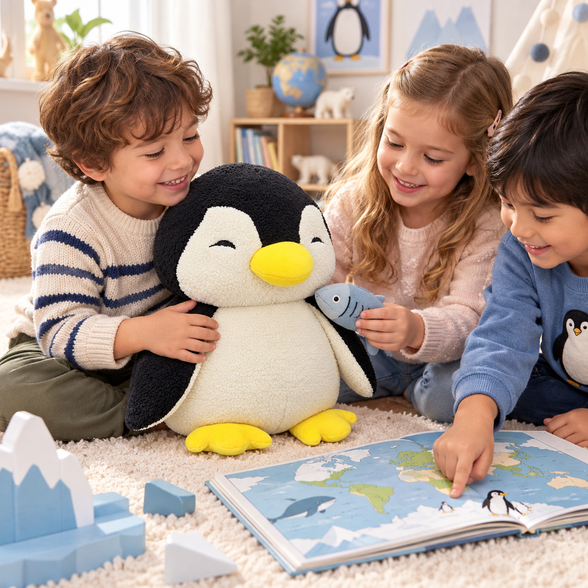 Premium 60cm Ultra-Soft Penguin Plush – Jumbo Cuddly Stuffed Animal