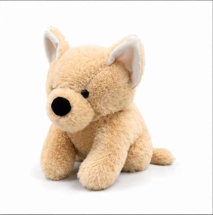 Cuddly 22cm Plush Puppy Dog Soft Toy – Fluffy Tan Stuffed Animal Companion for Kids