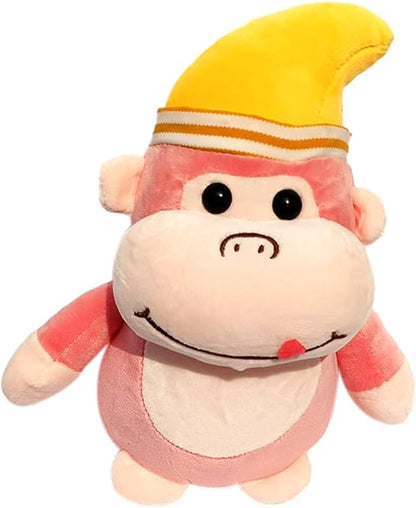 Stuff Tree Pink Banana Monkey Plush Soft Toy – 24cm