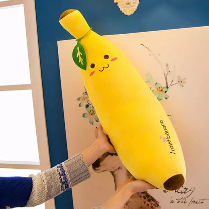 Premium 45cm Super Soft Banana Plush – Cuddly Hugging Pillow & Quirky Decor