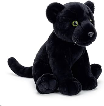 Premium Black Panther Plush Toy – 28cm Soft & Cuddly Wild Animal Stuffed Toy