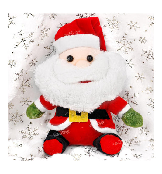 30cm Premium Plush Santa Claus Soft Toy – Festive Cuddly Companion