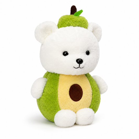 Avo-Cuddle Bear: 25cm Ultra-Soft Avocado Stuffed Plushie