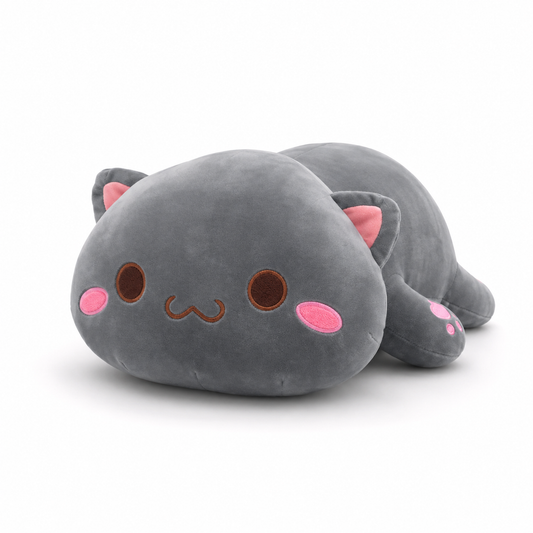 Soft Hippo Plush Pillow (40cm) – Ultra-Squishy Huggable Animal Cushion