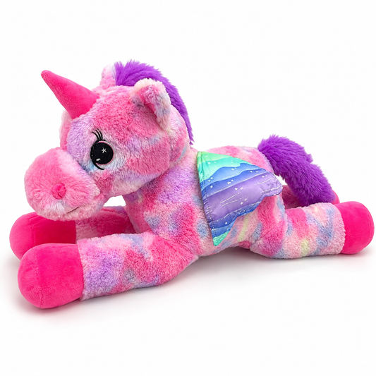 Stuff Tree Unicorn with Wings Soft Toy – 60 cm | Pink & Multicolour Cuddly Plush