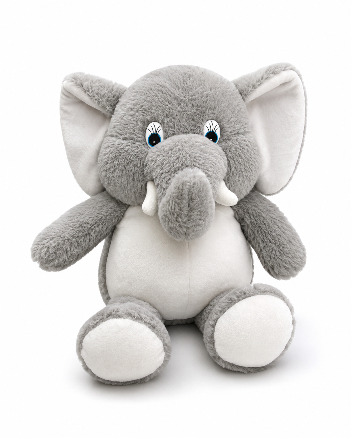 Stuff Tree Ultra Soft grey Elephant Plush Toy (45cm) - Premium Cuddly Companion
