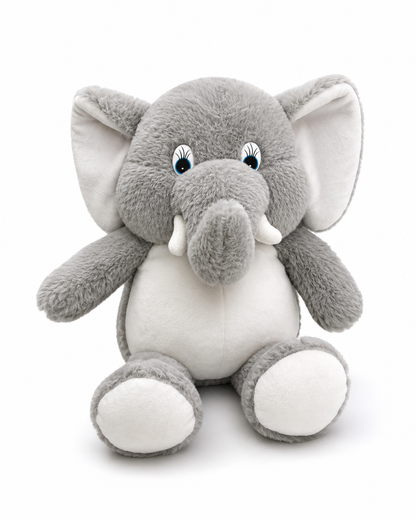 Stuff Tree Ultra Soft grey Elephant Plush Toy (45cm) - Premium Cuddly Companion