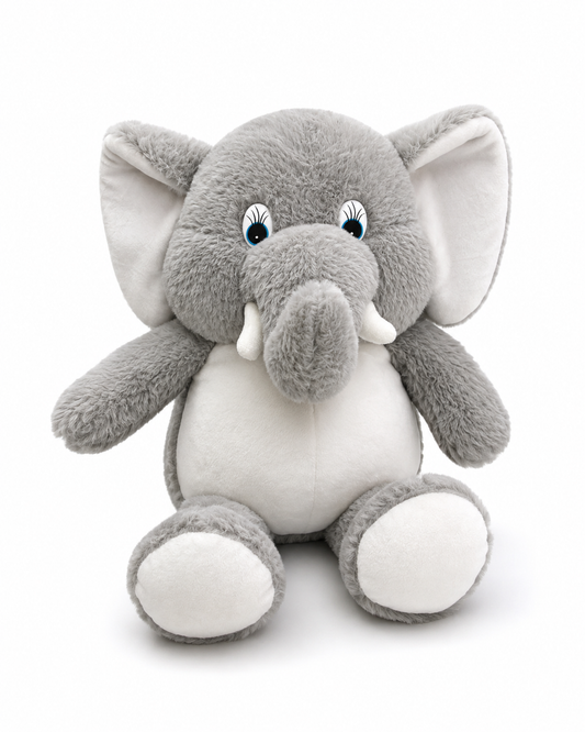 Stuff Tree Ultra Soft grey Elephant Plush Toy (45cm) - Premium Cuddly Companion