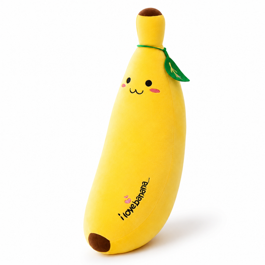 Premium 45cm Super Soft Banana Plush – Cuddly Hugging Pillow & Quirky Decor