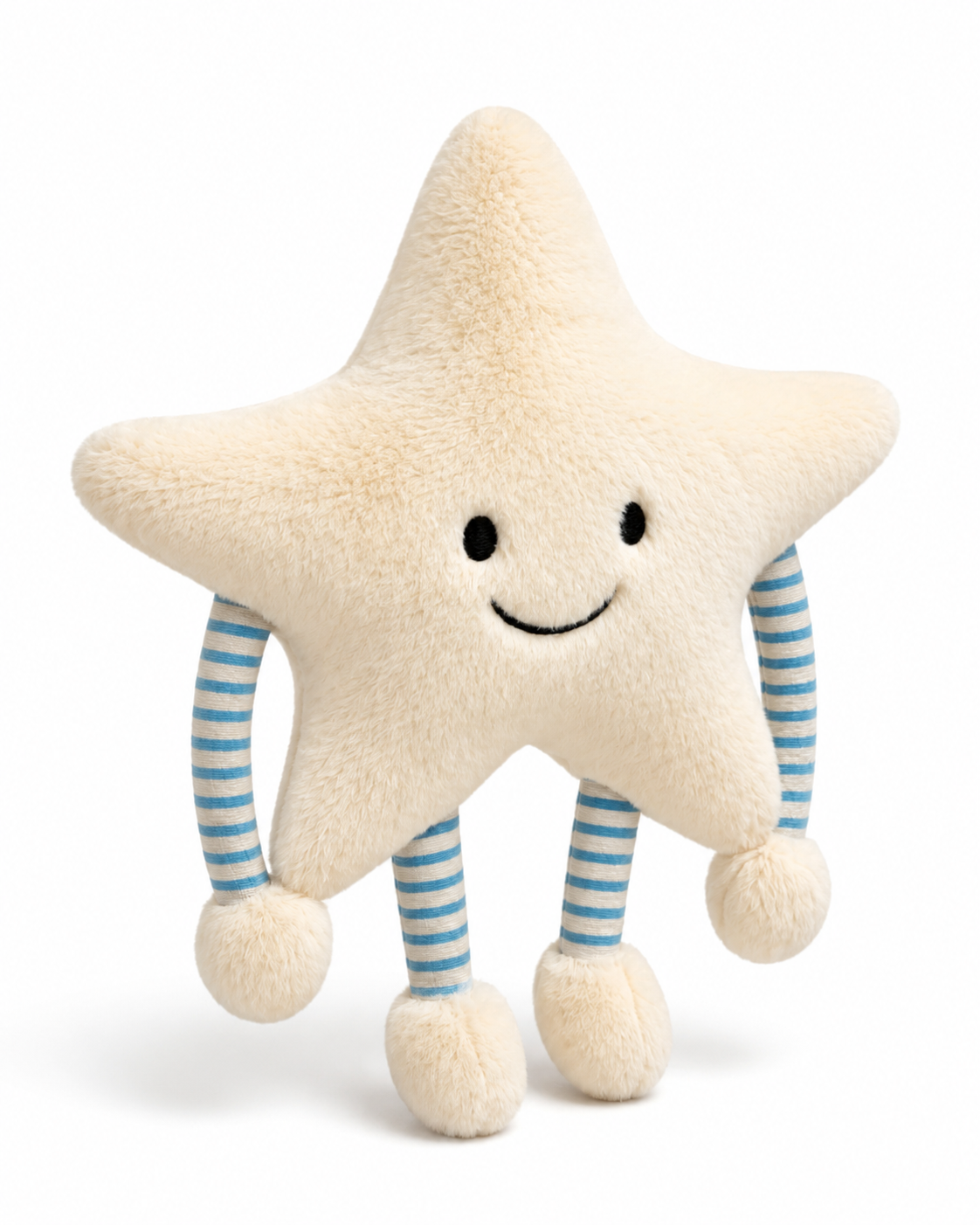 35cm Snuggle Star Plush Toy with Striped Limbs