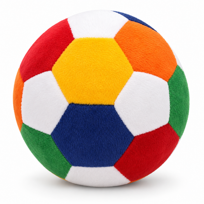 Vibrant Multicolor Plush soft Ball Toy – 24cm