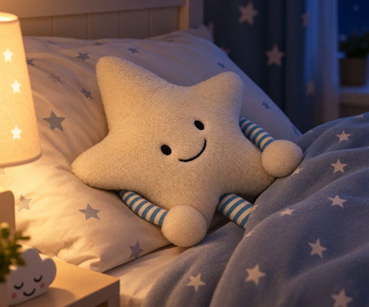 35cm Snuggle Star Plush Toy with Striped Limbs