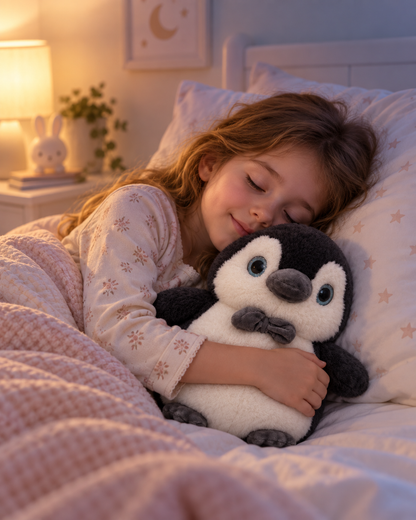 Premium 28cm Sitting Plush Penguin with Bow Tie – Ultra-Soft Cuddly Stuffed Animal