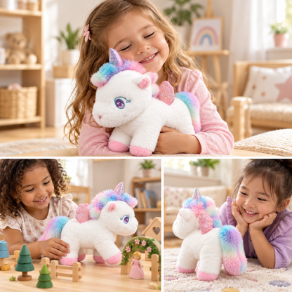 Enchanting Standing Winged Unicorn Plush – Ultra-Soft 25cm Stuffed Animal