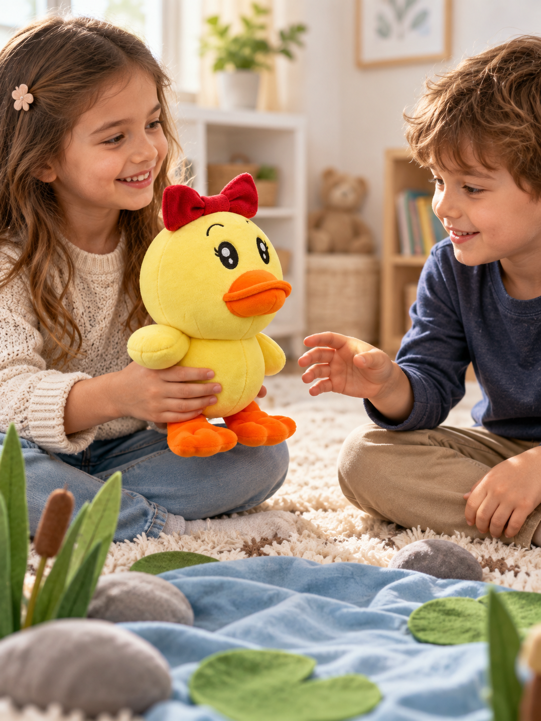 stuff tree yellow colour duck 28 cm