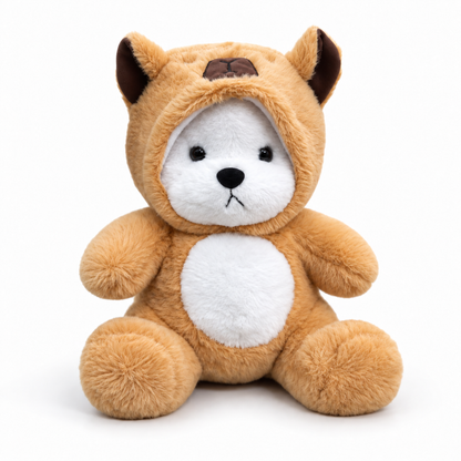 45cm Soft Brown Teddy Bear with Cozy Hoodie
