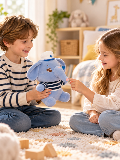 Premium 35cm DSP Elephant Soft Toy – Ultra-Soft Cuddly Plush Stuffed Animal for Kids & Toddlers