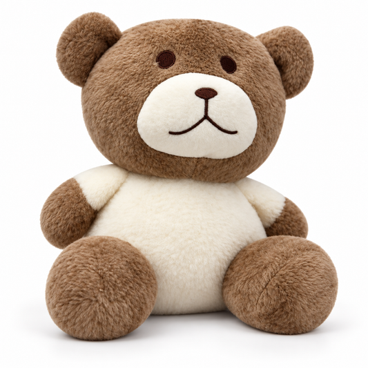 Soft "To Be Mine" Plush Teddy Bear – 25cm Two-Toned Cuddly Stuffed Animal