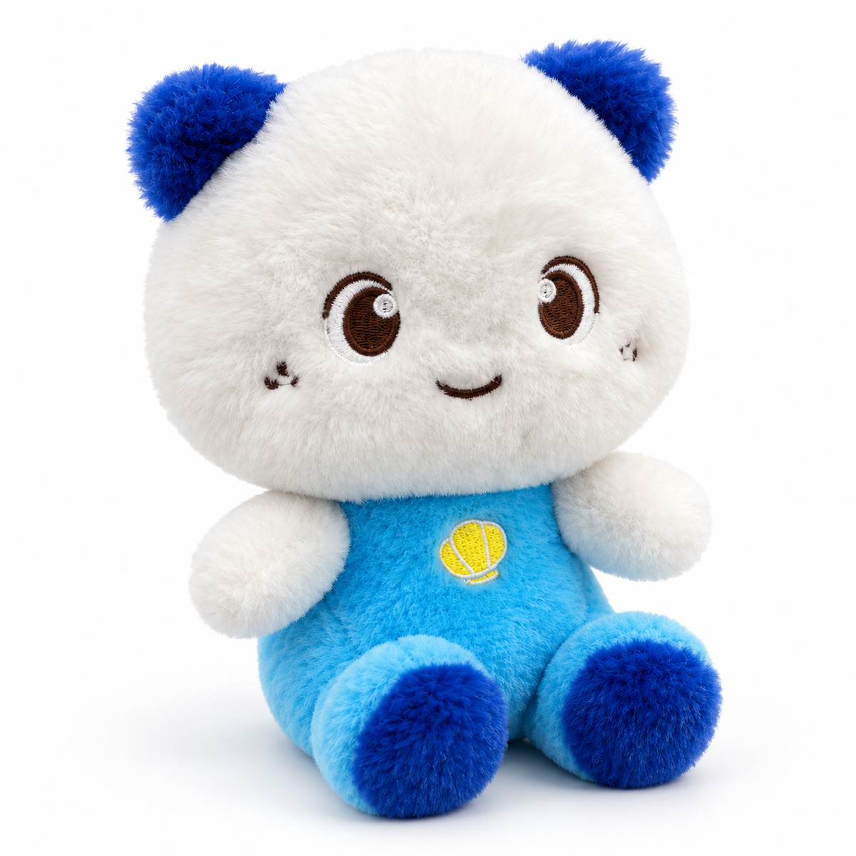 Adorable 22cm Soft Plush – Blue & White Stuffed Companion with Seashell Detail