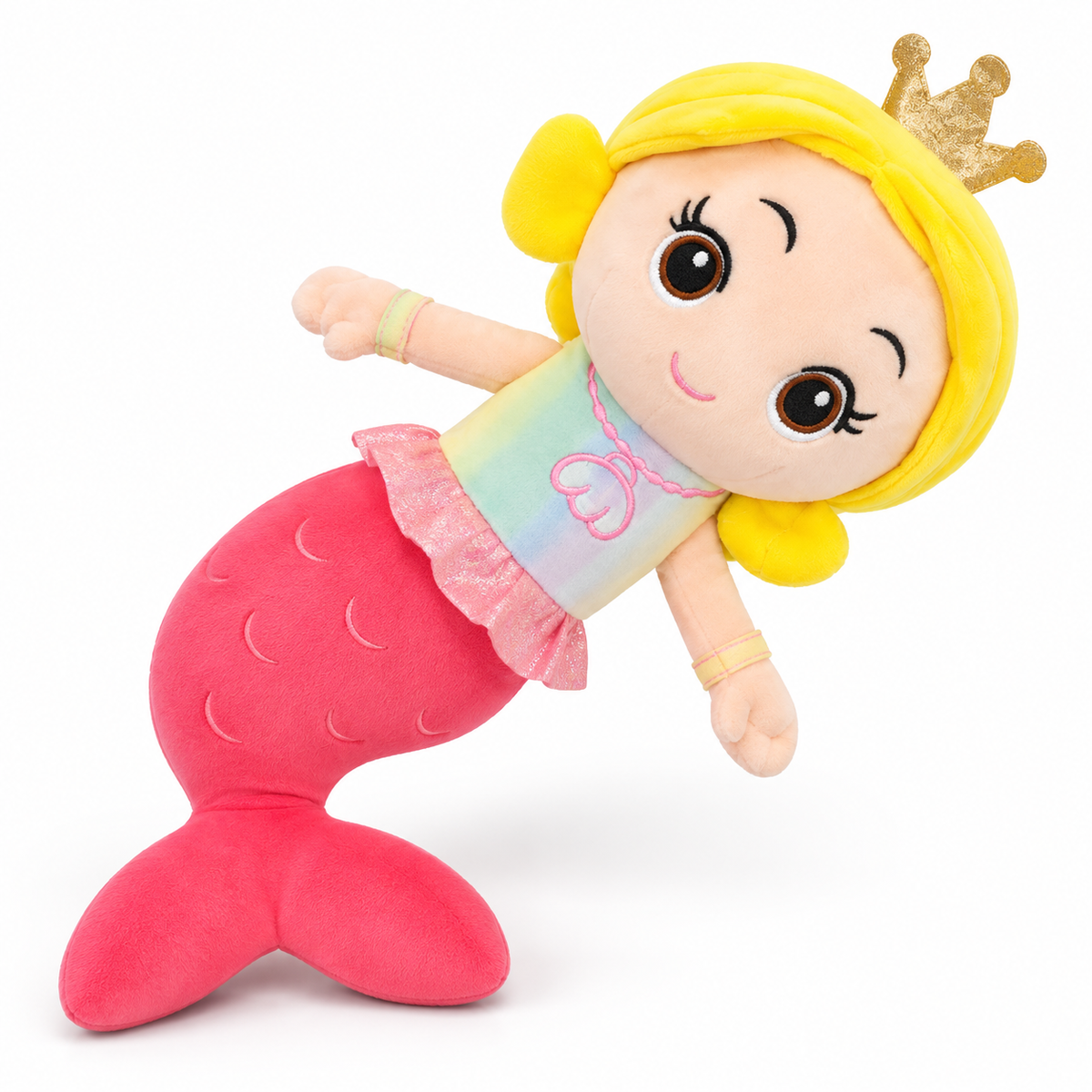 Magical 30cm Mermaid Plush Doll – Ultra-Soft Cuddle Companion for Kids