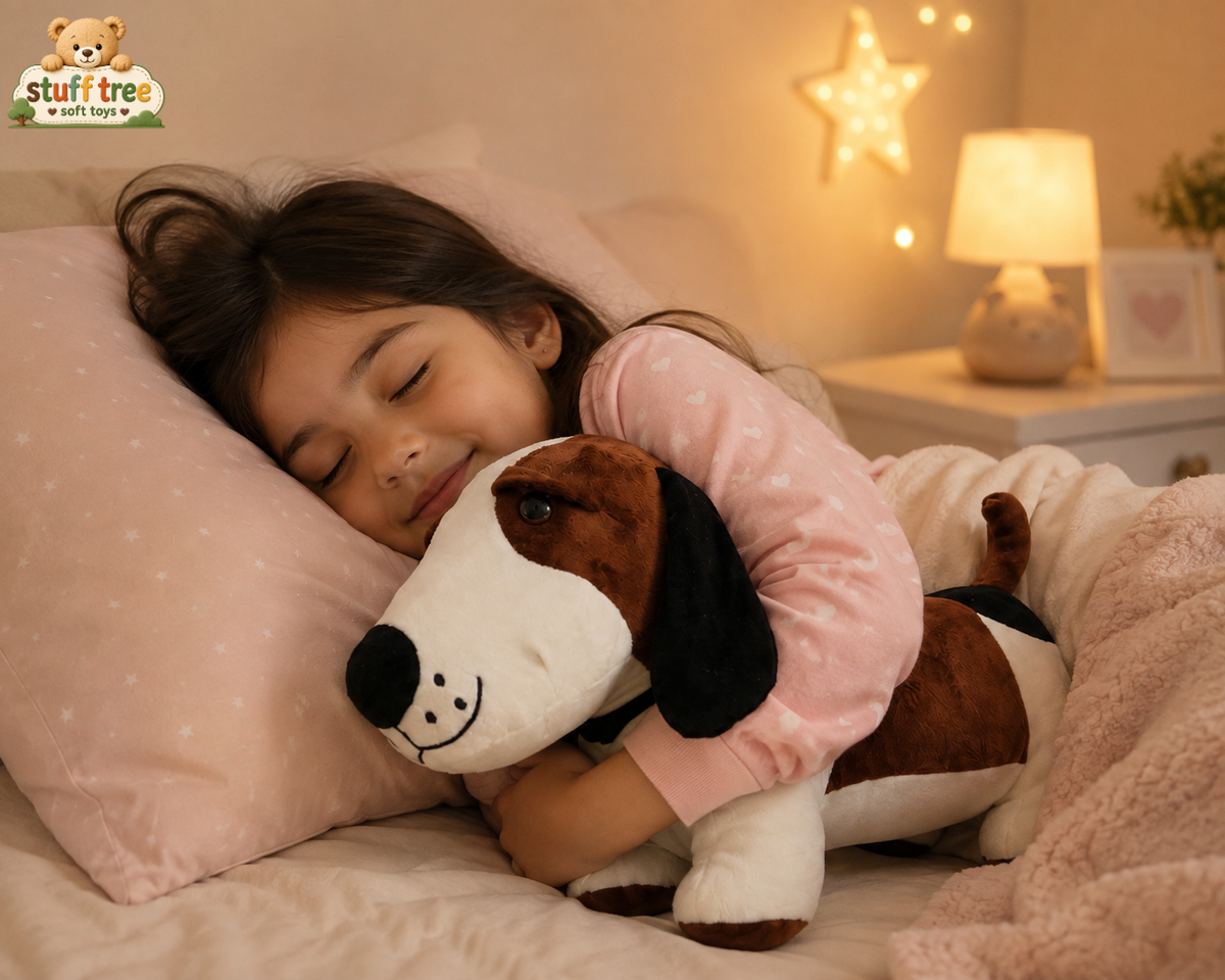 50cm Premium Plush Hound: Ultra-Soft Stuffed Dog Toy