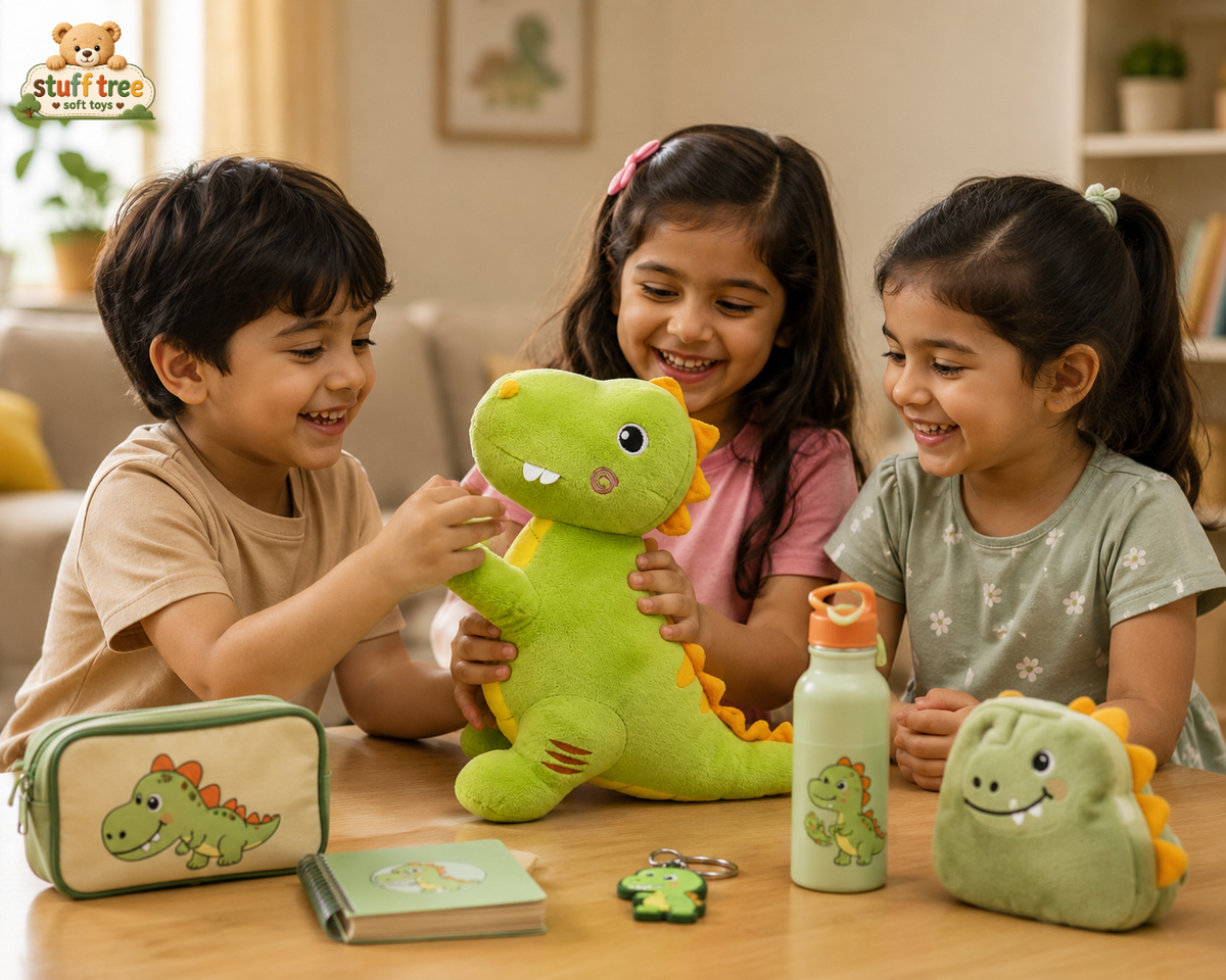 Product Title: 35cm Cute Green Plush Dinosaur - Soft Stuffed Animal Toy