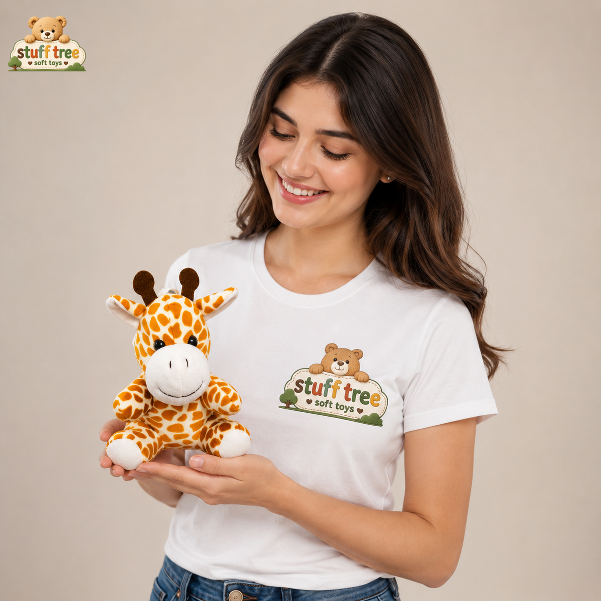 15cm Soft Plush Hanging Giraffe – Adorable Stuffed Animal Accessory