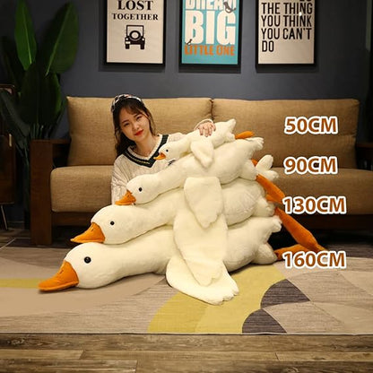 Giant 70cm Ultra-Soft Long Duck Plush Hugging Pillow