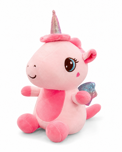 Stuff Tree Unicorn with Wings Soft Toy – 25 cm | Pink Plush Unicorn with Shimmering Horn & Wings
